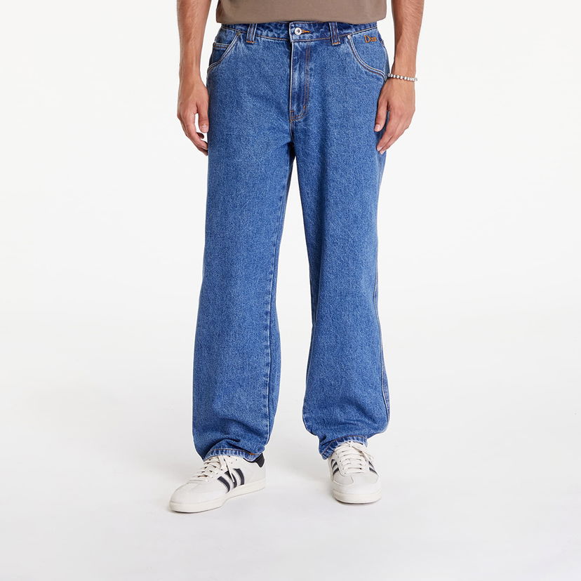 Jeans Dime Classic Relaxed Denim Pants Indigo Washed Blå | DIMESU2444IND