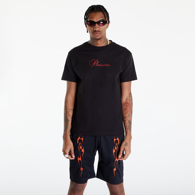 T-shirt Pleasures Stack T-Shirt Sort | P24SP050 BLACK