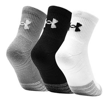 Sokker Under Armour Heatgear Quarter 3-Pack Socks Grå | 1353262-002, 1