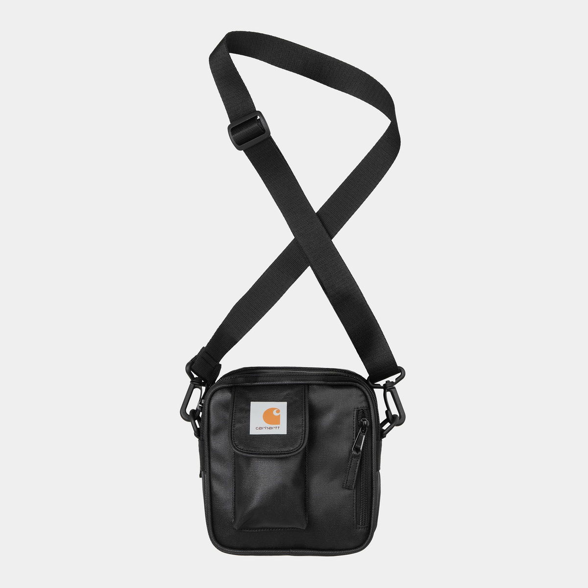 Skuldertaske Carhartt WIP Dean Essentials Bag Sort | I035354_1, 0