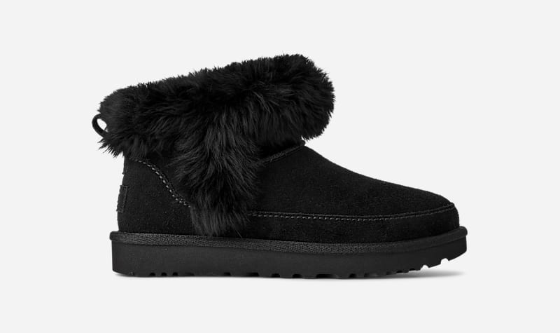 Sneakers og sko UGG Suede Classic Ultra Mini Chalet Boot Sort | 1173832-BLK, 0