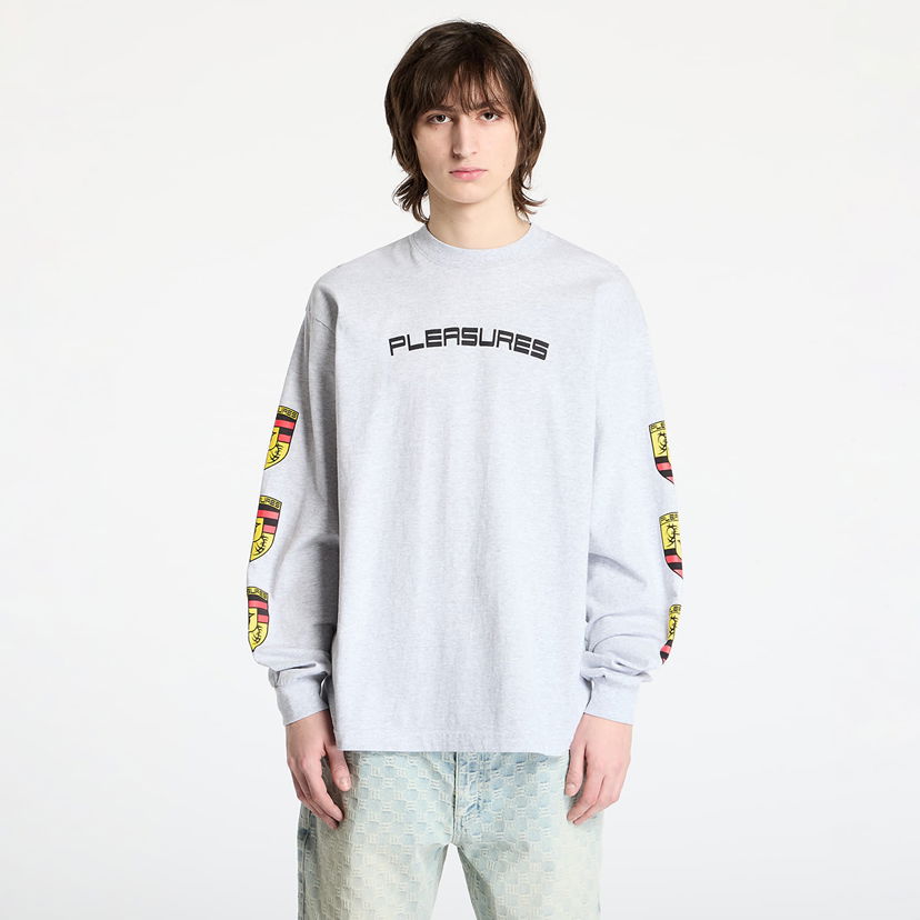 T-shirt Pleasures PLEASURES Fast Life Long Sleeve T-Shirt Grå | P25SP058 GREY