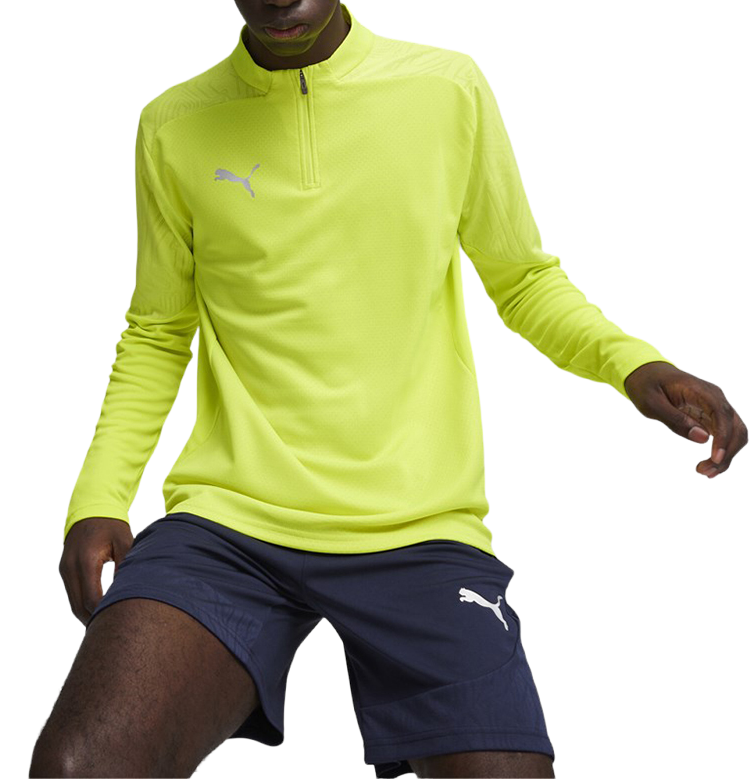 T-shirt Puma teamFINAL Training 1/4 Zip Top Gul | 658551-30