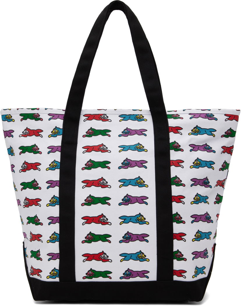 Mulepose BBC IceCream Running Dog Tote Bag Hvid | IC25166