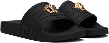 Sneakers og sko Versace Versace 'La Medusa' Slides Sort | 1020535_1A15481, 3