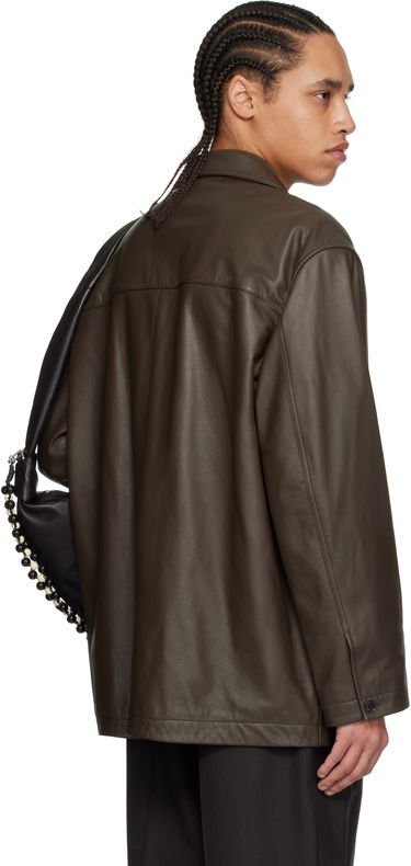 Jakke LEMAIRE Lemaire Relaxed Leather Jacket Brun | OW1074 LL0095, 2