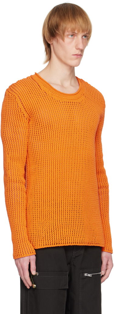 Sweater Dion Lee Grid Knitted Sweater Beige | C7163R23, 4