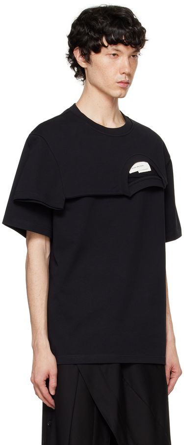 T-shirt Feng Chen Wang Feng Chen Wang Double Collar T-Shirt Sort | FF12TSH715B, 1