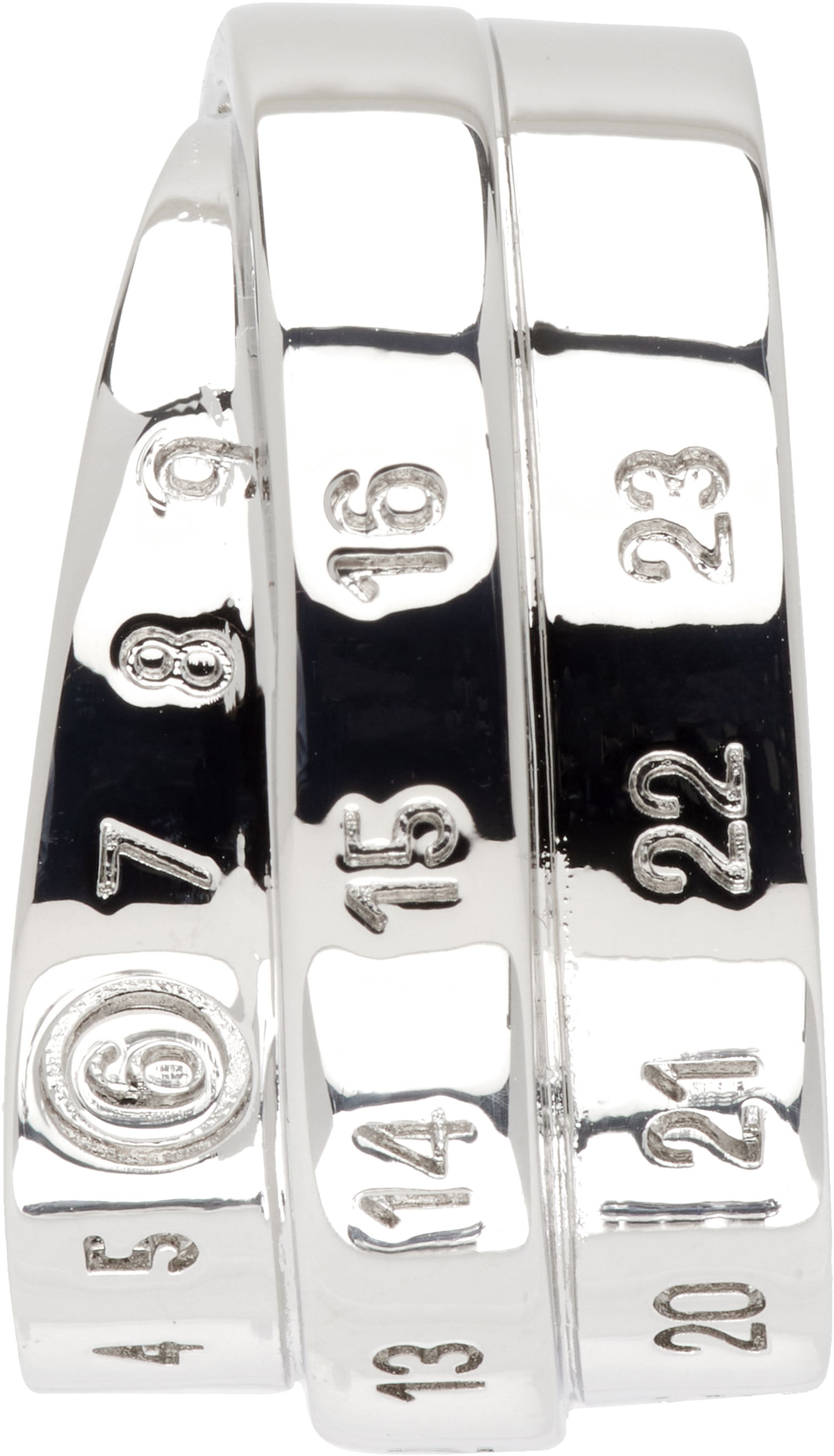 Øreringe Maison Margiela MM6 Maison Margiela Silver Tone Logo Ear Cuff Metalisk | SM6VG0098 P6627, 0
