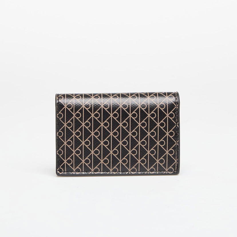 Tegnebog CALVIN KLEIN Calvin Klein Emblem Aop Accordion Cardcase Wallet Sort | LV04F1083G 2XA