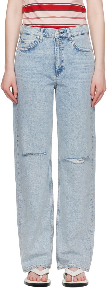 Jeans rag & bone rag & bone Shea Relaxed High Rise Jeans Blå | WDD25P1006RGCH, 0