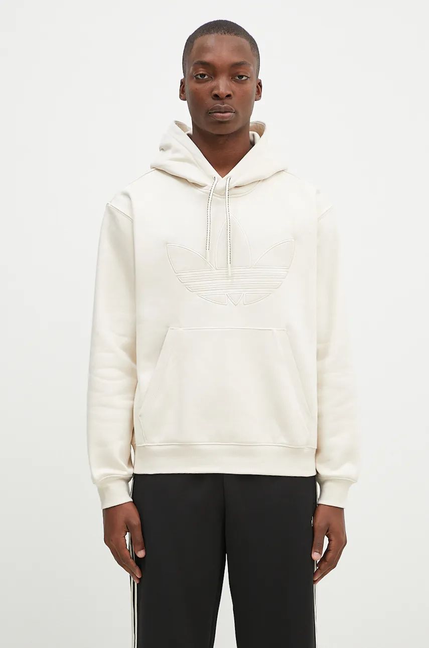 Sweatshirt adidas Originals Hooded Sweat Beige | JN5969, 0