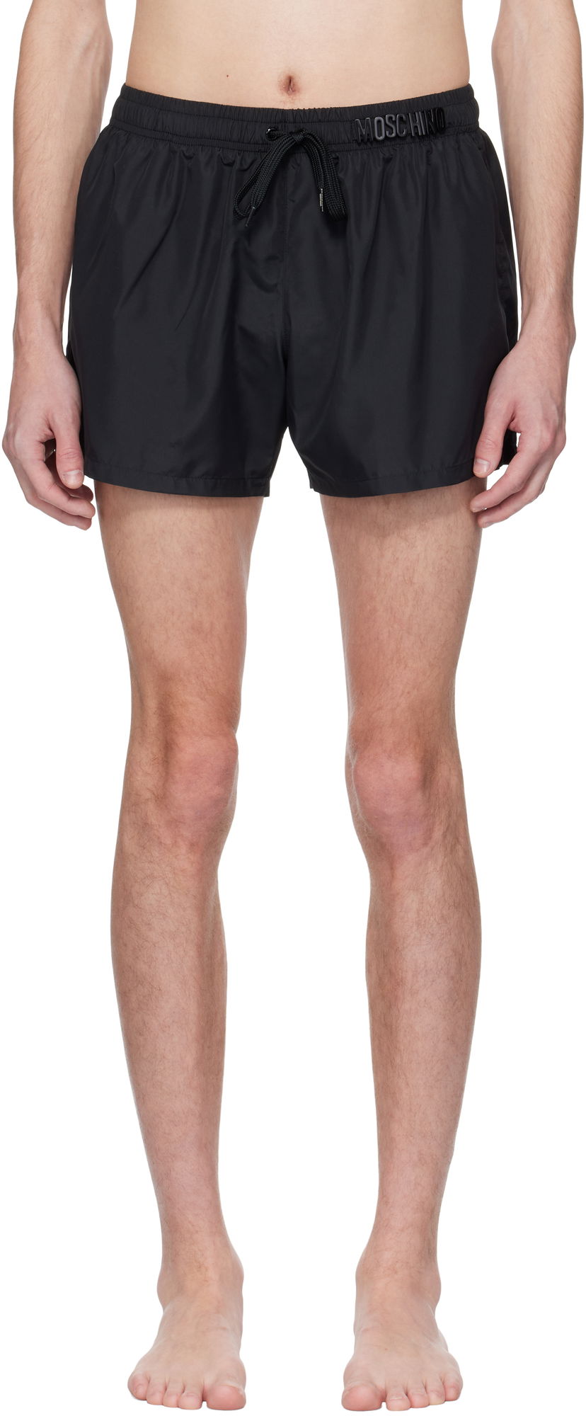 Badetøj Moschino Moschino Letters Swim Shorts Sort | 251V34239 251V39301 0555