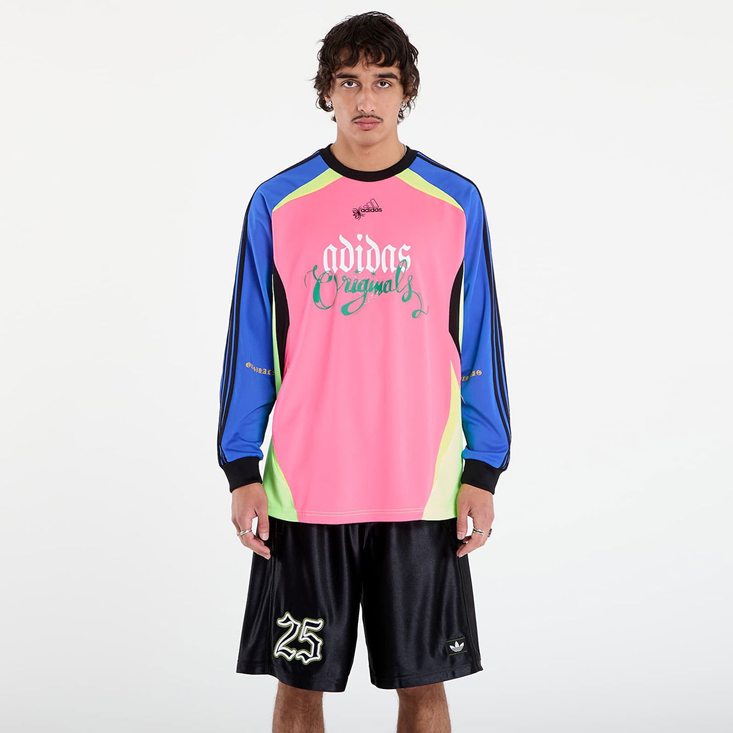 Skjorte adidas Originals Spiders Goalkeeper Loose Long-Sleeve Top Lyserød | JW0203, 0