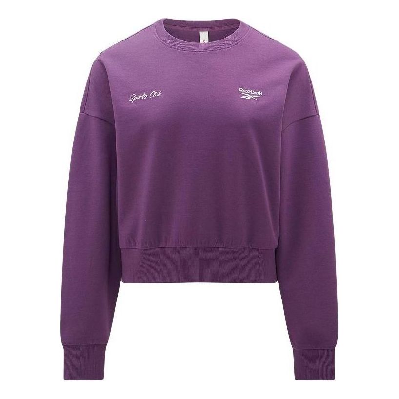 Sweatshirt Reebok Sports Club Cropped Pullover Lilla | 24SRC302WGP2, 0