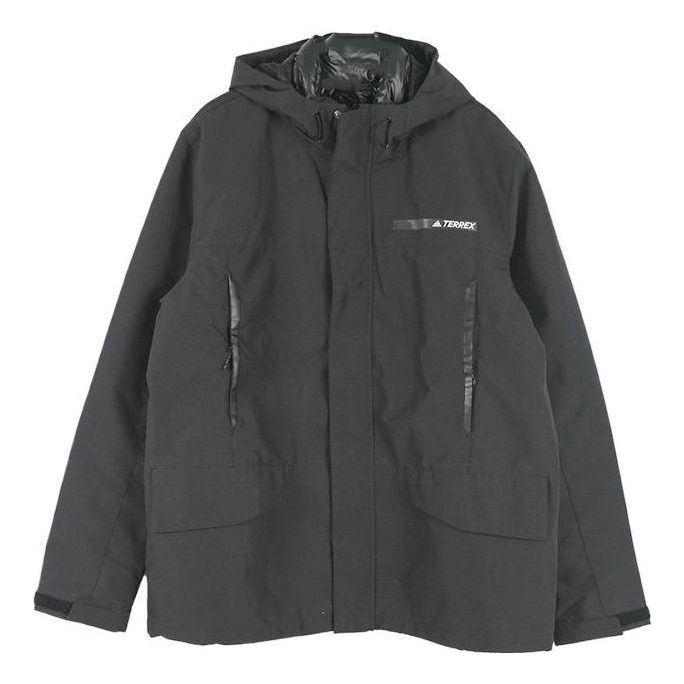 Parka adidas Originals Hooded Down Jacket Sort | HG3927, 0