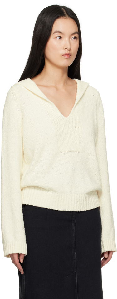 Sweater Loulou de Saison Loulou de Saison Bahia Knit Sweater Sort | BAHIA, 4