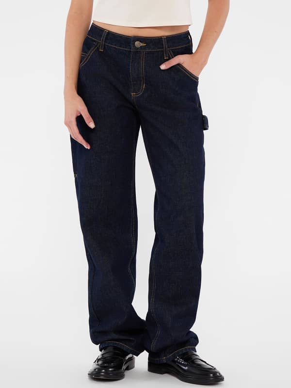 Jeans GUESS Zip Carpenter Jeans Blå | W5RG10D4XY0