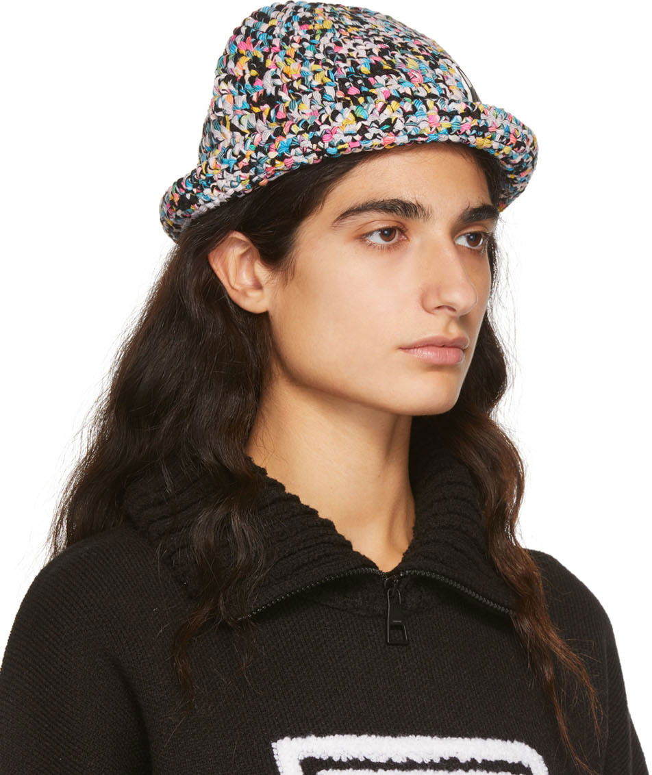 Hat We11done We11done Crochet Logo Bucket Hat Flerfarvet | WD-KH1-22-650-U-WH, 1
