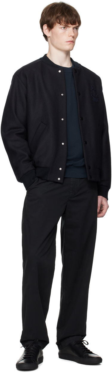 Bomberjakke A.P.C. A.P.C. Micka Wool Bomber Jacket Sort | WVBDE-M32010, 3