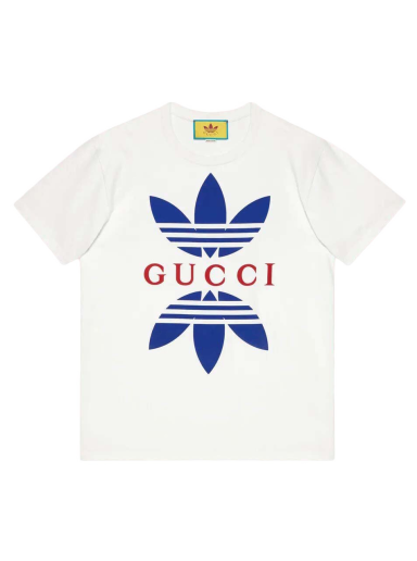 T-shirt Gucci adidas x Cotton Jersey T-Shirt Hvid | 548334 XJEMJ 9280