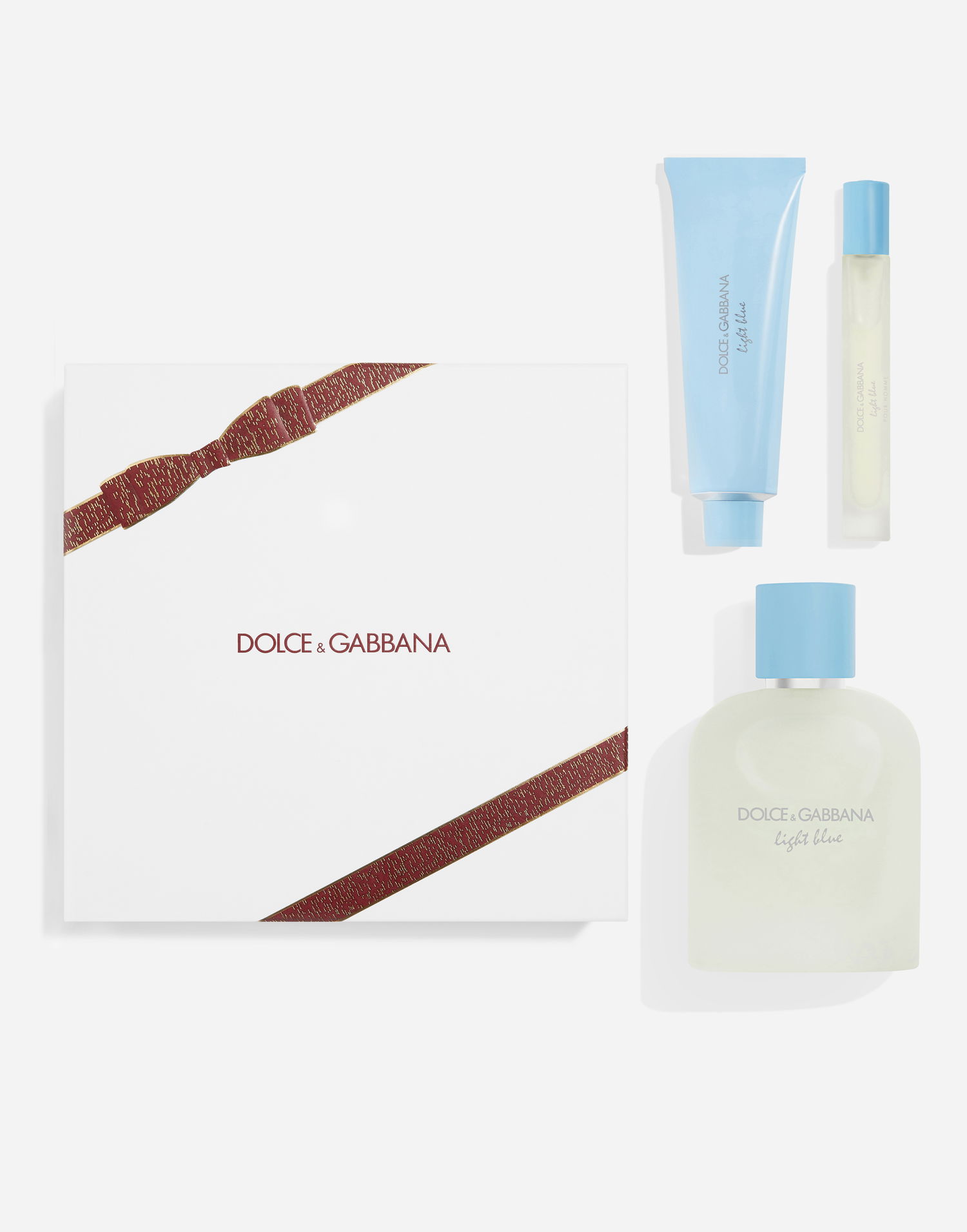 Parfume og dufte Dolce & Gabbana Light Blue Edt Trio Gift Set Blå | VT01L8VT0009V000, 0