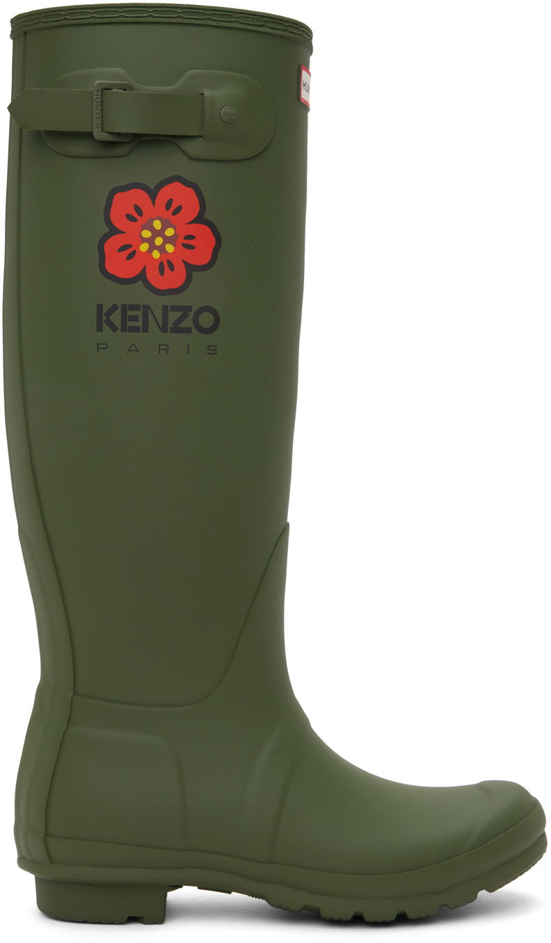 Sneakers og sko KENZO Paris Hunter Edition Wellington Boots "Green" Grøn | FD62BT901R91, 0