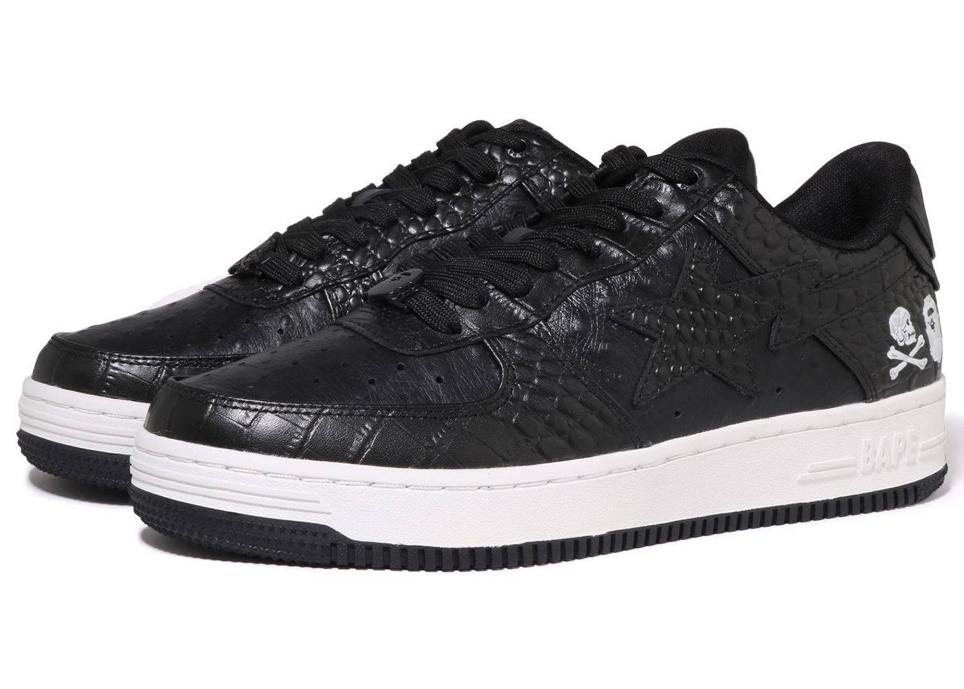 Sneakers og sko BAPE Bape Sta "Neighborhood Black" Sort | 001FWJ231901-BLK, 0