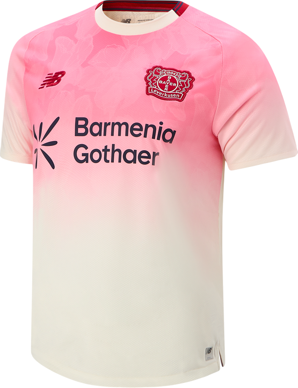 Jersey New Balance Bayer 04 Leverkusen Away Jersey 2025/26 Lyserød | jt230554-awy