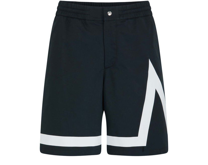 Shorts Moncler Logo Bermuda Shorts Sort | H2 091 2B00001 59668 999