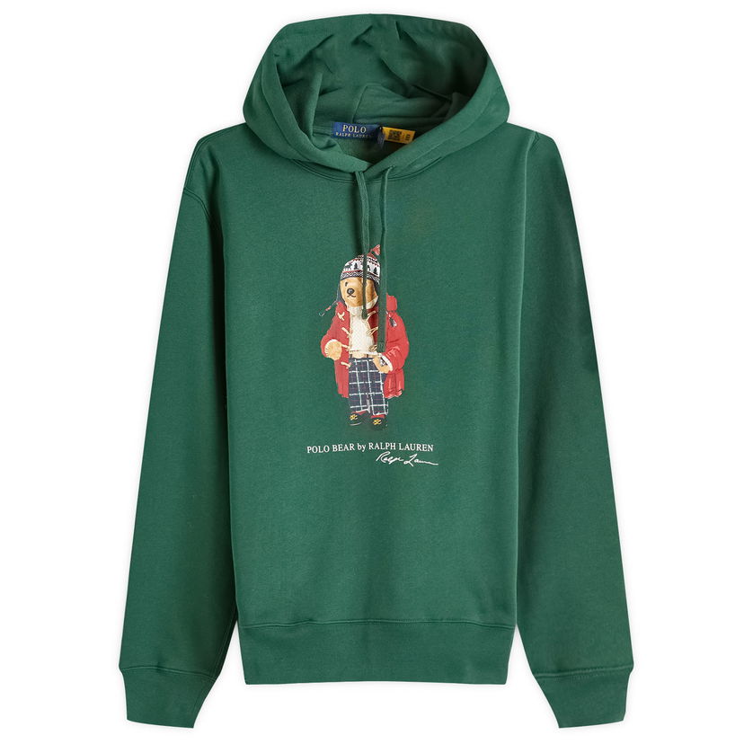 Sweatshirt Polo by Ralph Lauren Hoodie Bear Grøn | 710953719003
