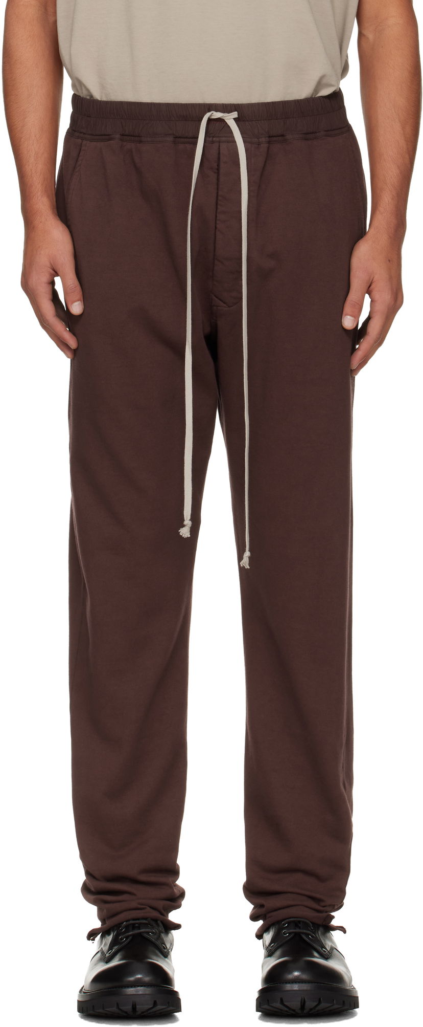 Joggingbukser Rick Owens Rick Owens DRKSHDW Concordians Berlin Drawstring Sweatpants Brun | DU02E7392 RIG