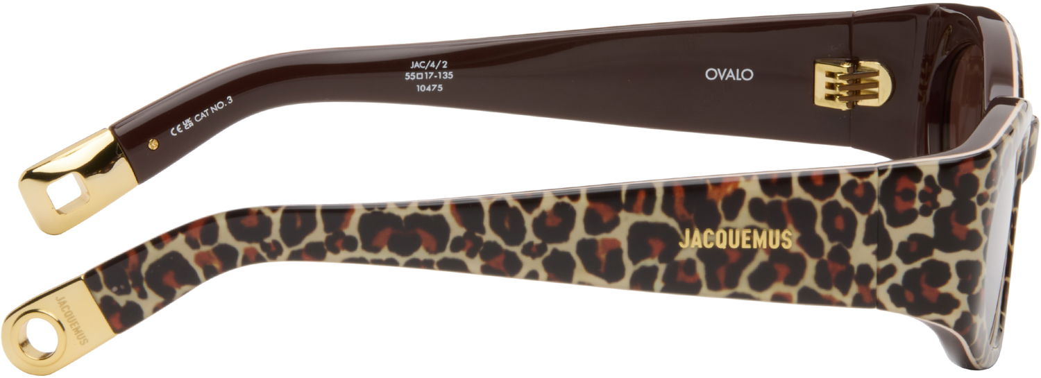 Solbriller Jacquemus 'Les Lunettes Ovalo' Sunglasses Brun | JAC4C2SUN, 1