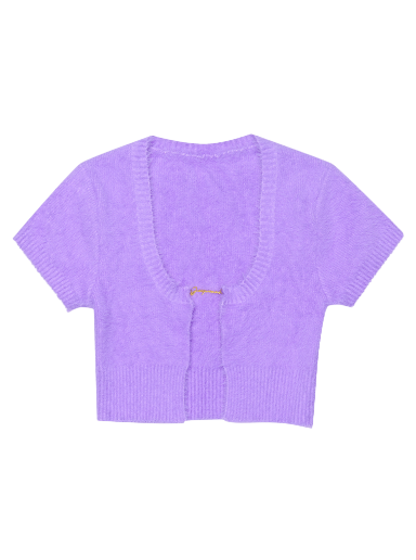Sweater Jacquemus La Maille Neve Cardigan Lilla | 223KN209 2380 650