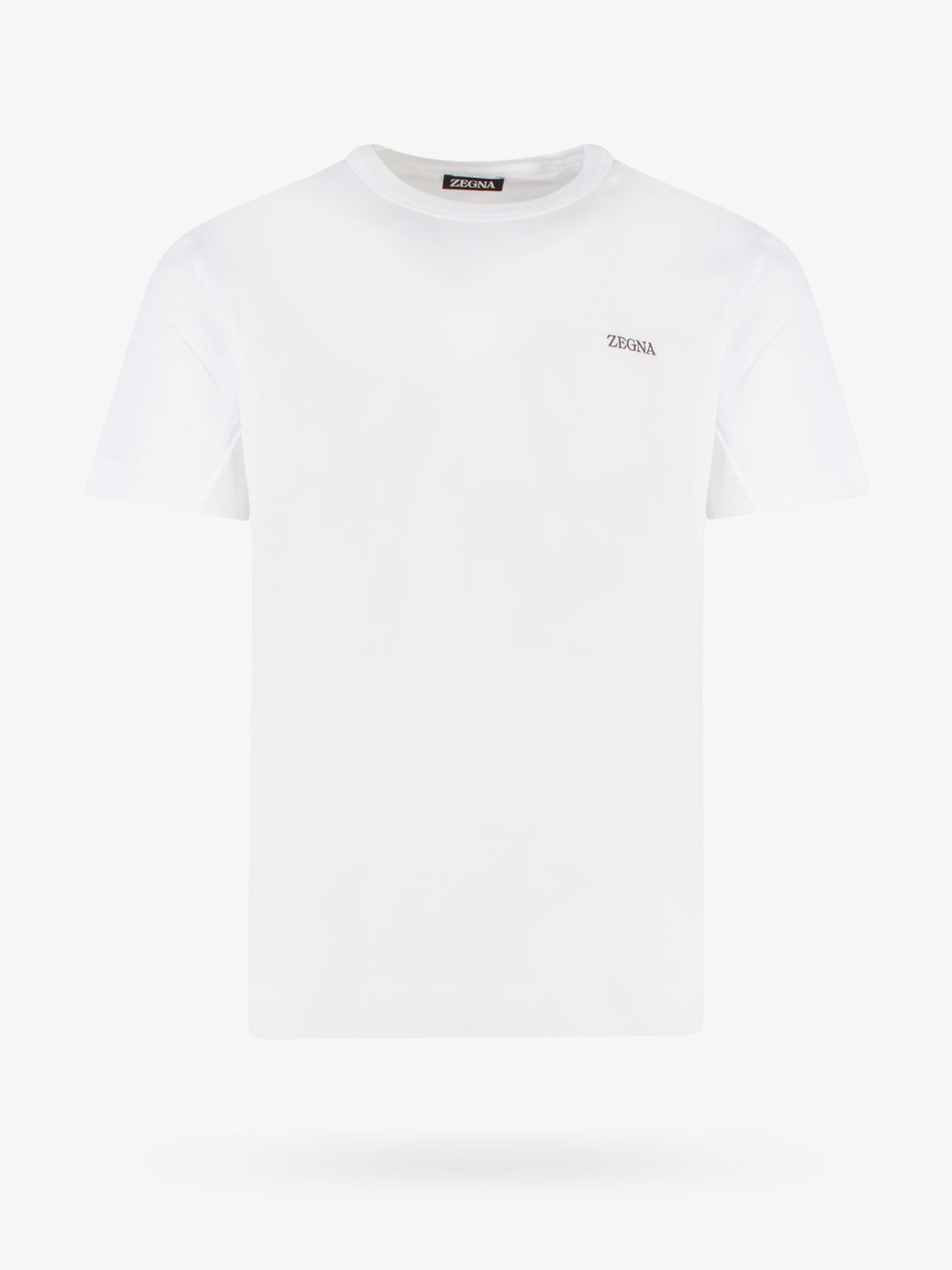 T-shirt ZEGNA Men's White Crew Neck T-Shirt Hvid | E7360A5B760N00, 0