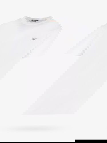 T-shirt ZEGNA Men's White Crew Neck T-Shirt Hvid | E7360A5B760N00, 0