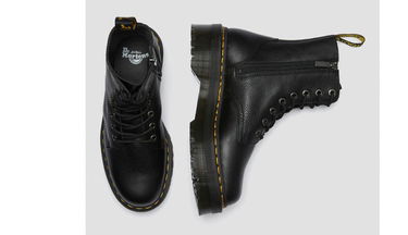 Sneakers og sko Dr. Martens Jadon III Pisa Leather Platform Boots Bex Sort | DM26378001, 8