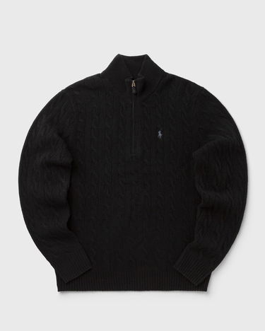 Sweater Polo by Ralph Lauren Cable Knit Quarter-Zip Mock Neck Sweater Sort | 710876766005, 0