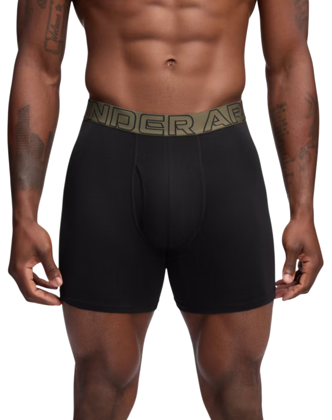 Boksere Under Armour Under Armour Solid 6in 3-Pack Boxer Shorts Grøn | 1383889-005, 1