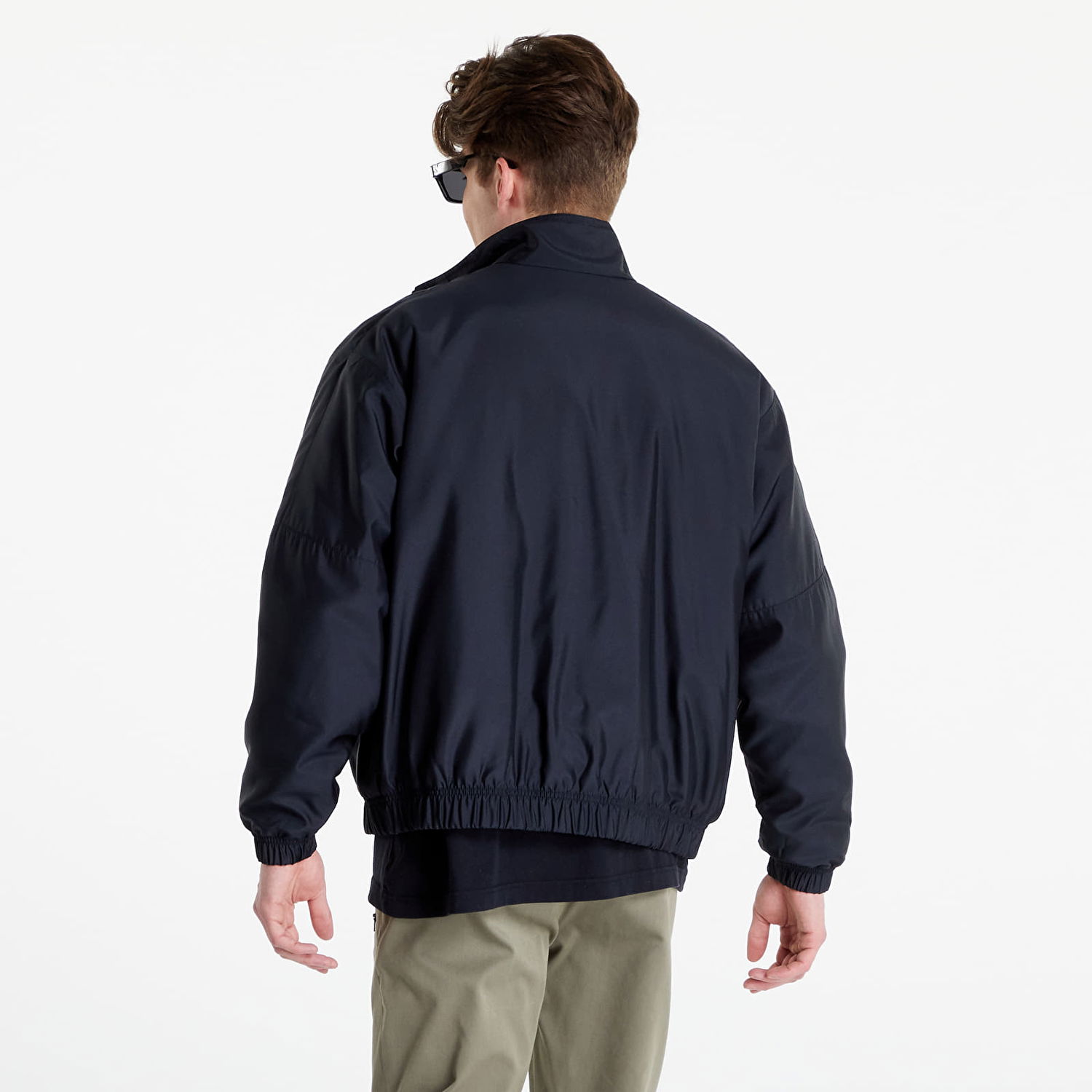 Bomberjakke Nike Sportswear Solo Swoosh Satin Bomber Sort | DN1266-011, 1
