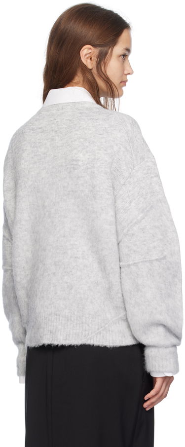 Sweater Helmut Lang Brushed Apex Designer Sweater Grå | O06HW706, 2