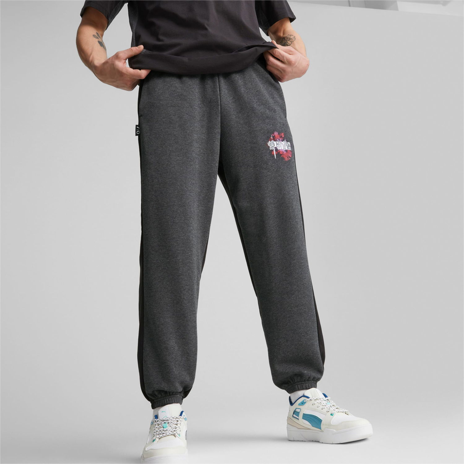 Joggingbukser Puma X Final Fanstasy XIV Sweatpants Grå | 539041_02, 0