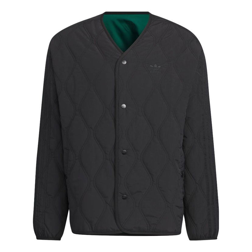 Puffer jakke adidas Originals Originals TOC Reversible Padded Jacket Sort | IZ1535