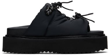 Tilbehør Simone Rocha Simone Rocha Platform Ghillie Sandals Sort | SLD50B 0798, 0