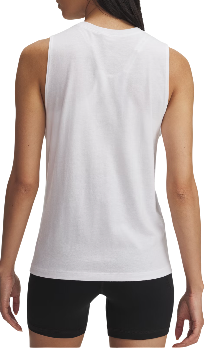 Tanktop Under Armour Under Armour UA Logo Tank Top Hvid | 1356297-101, 1