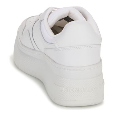 Sneakers og sko Tommy Hilfiger RETRO BASKET FLATFORM ESS Hvid | EN0EN02506-YBS, 3