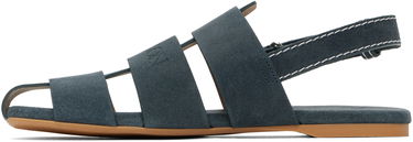 Sneakers og sko JW Anderson JW Anderson Suede Fisherman Sandals Blå | SN0091-LA0359, 2
