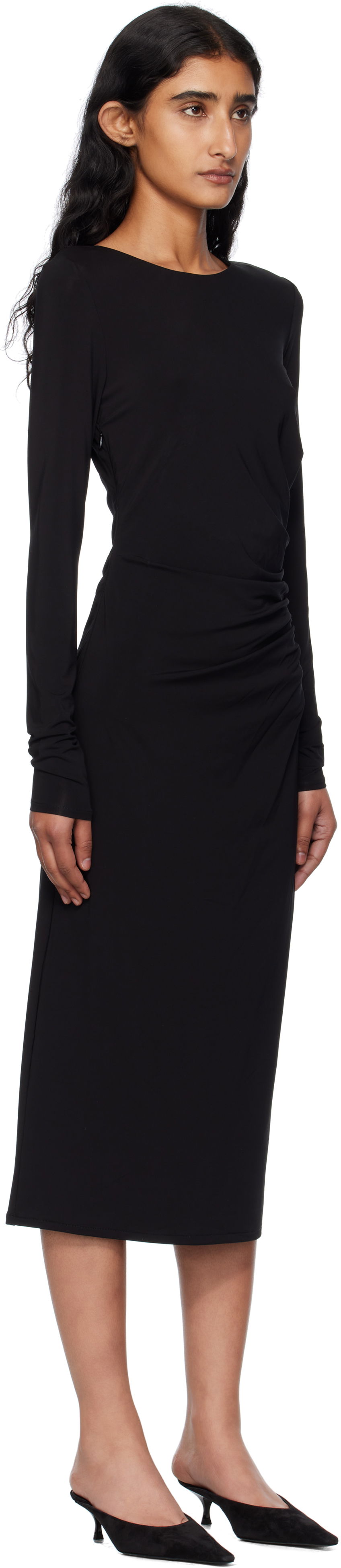 Kjole Max Mara Max Mara Zitto Midi Dress Sort | 2526626031600, 1