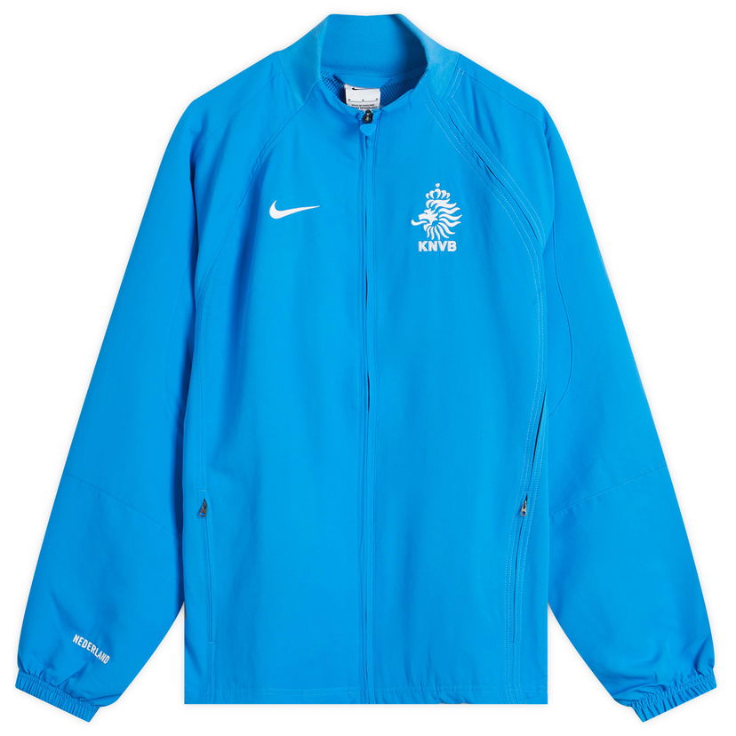 Vindjakke Nike Netherlands Reissue Track Jacket, Size Large Blå | HV4438-435