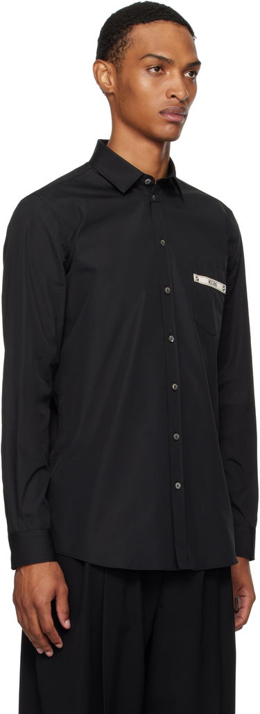 Skjorte Moschino Moschino Tape Pocket Shirt Sort | 252ZZ023652350555, 1